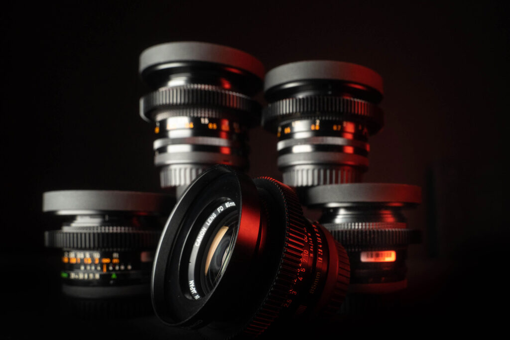 Canon FD Cine EF Set of 6 Spherical Lenses - 02