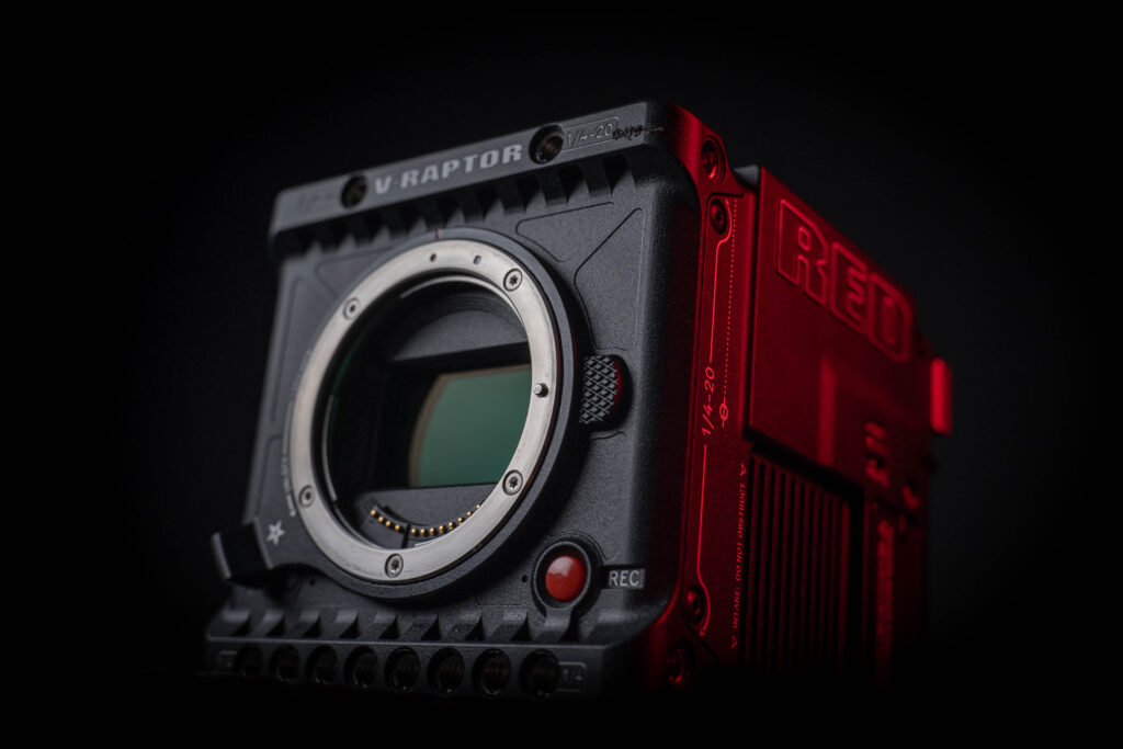 Red V-Raptor 8K Large Format Cinema Camera - Front View