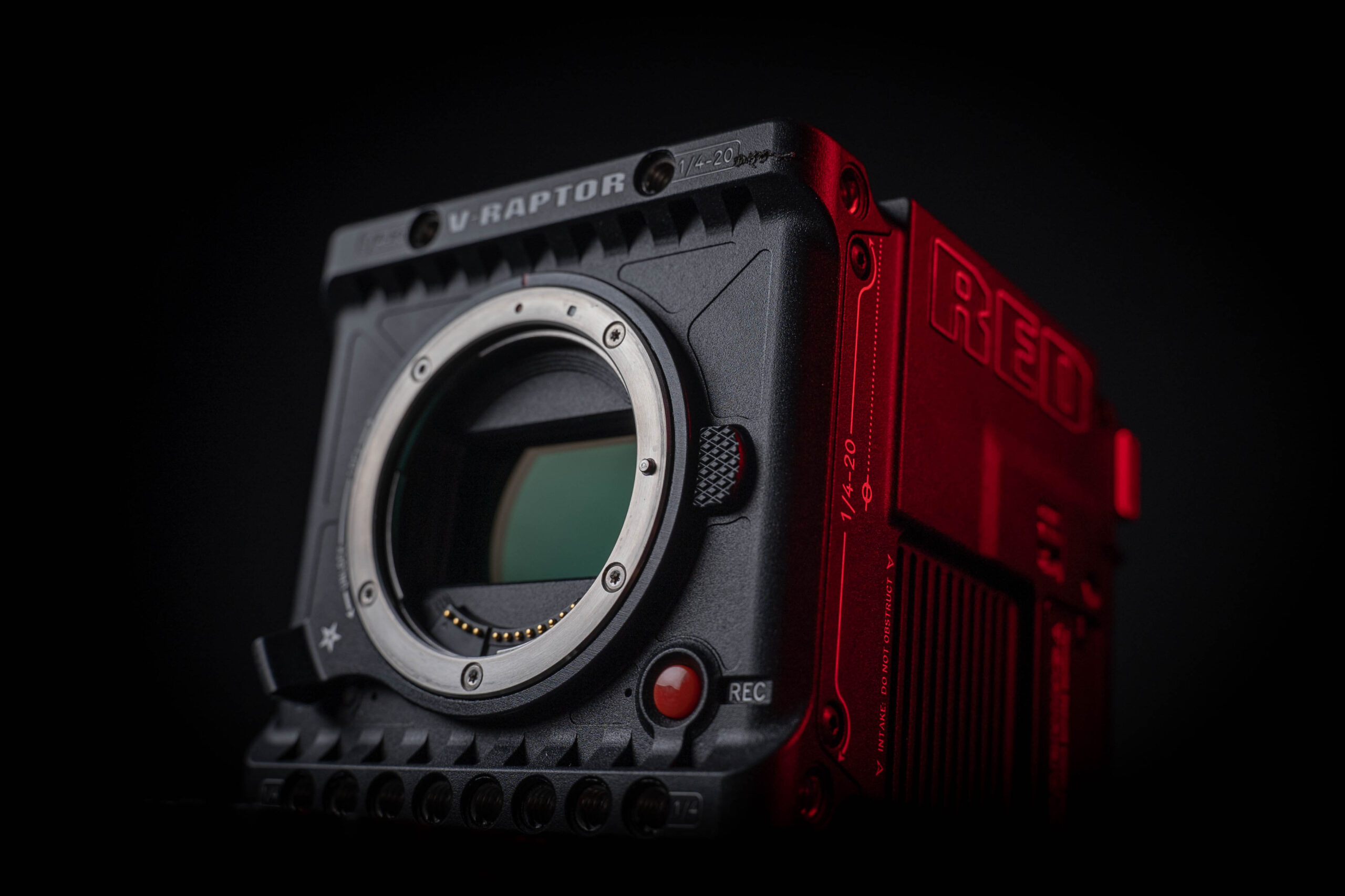 Red V-Raptor 8K Large Format Cinema Camera - Front View