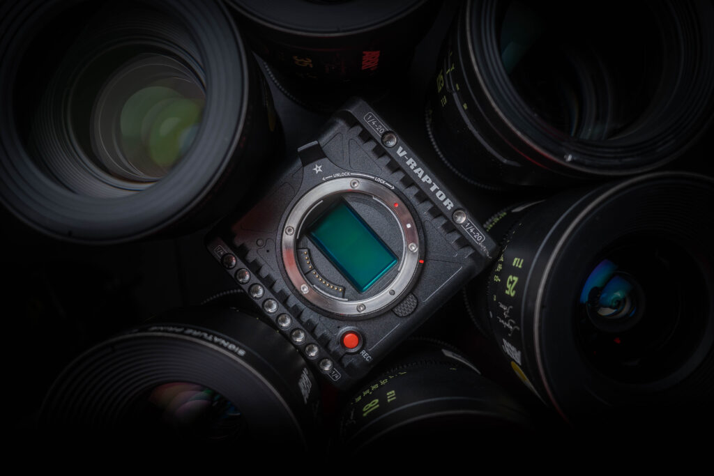 Red V-Raptor 8K Large Format Cinema Camera - Upper View