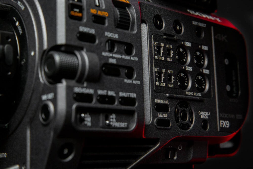 Sony PXW-FX9 6k Full Frame Camera - Closeup View