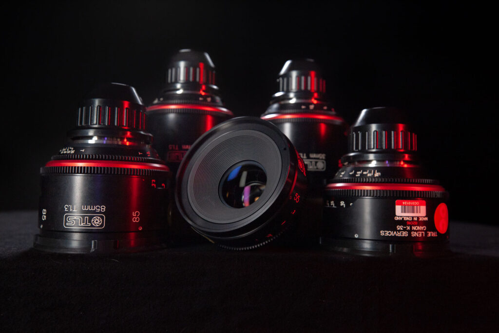 TLS Re-housed Canon K35 Set of 5 Lenses - 01