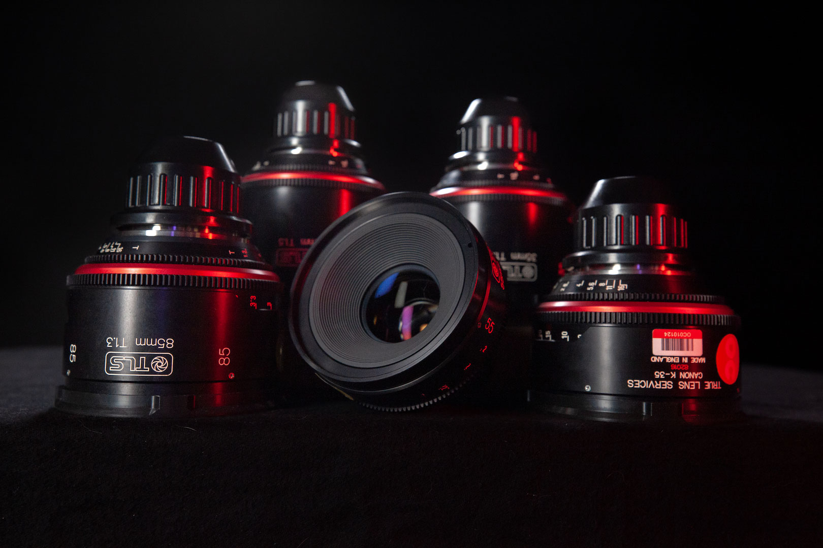 TLS Re-housed Canon K35 Set of 5 Lenses - 01