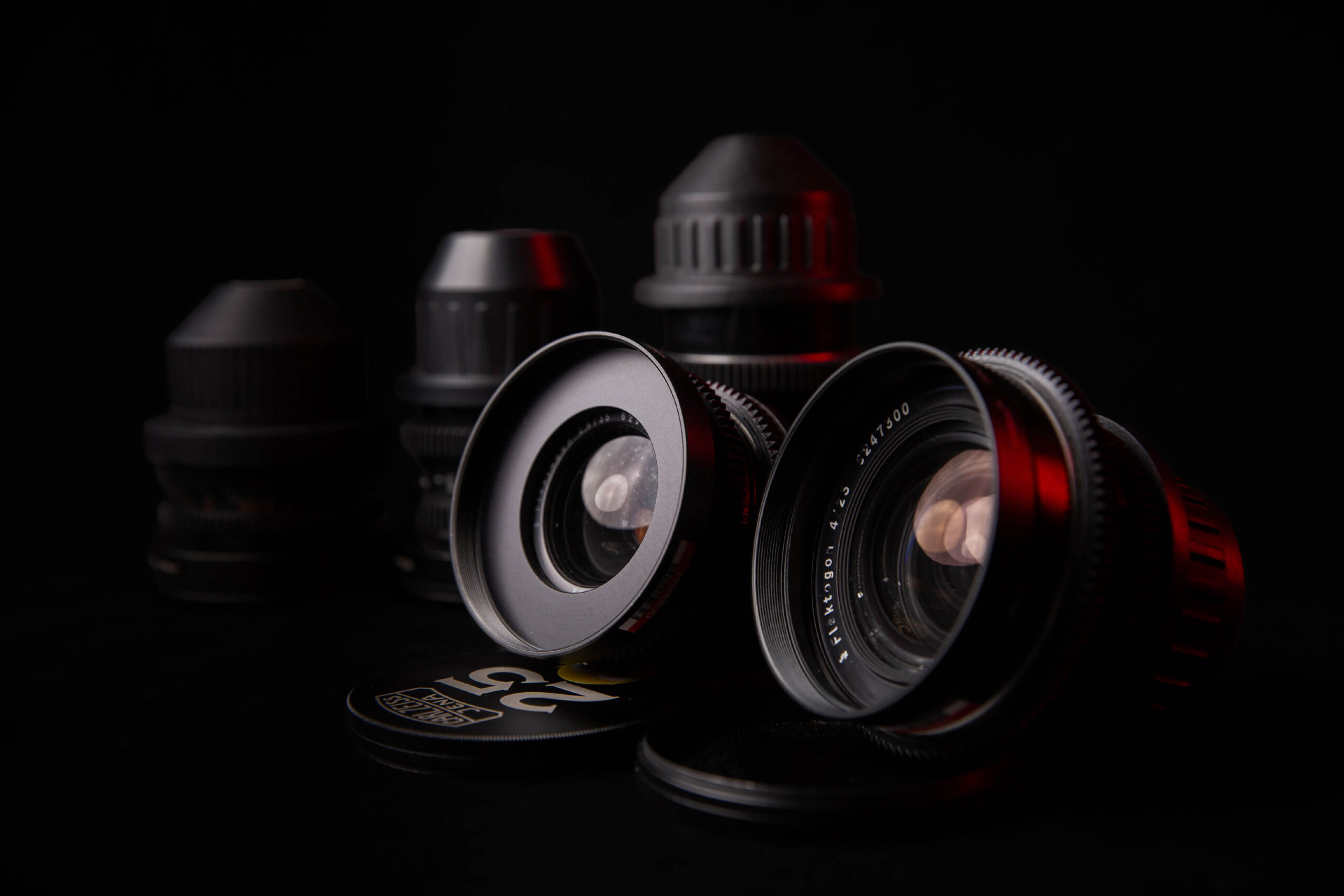 Zeiss Jena Set of 5 Spherical Lenses - 01